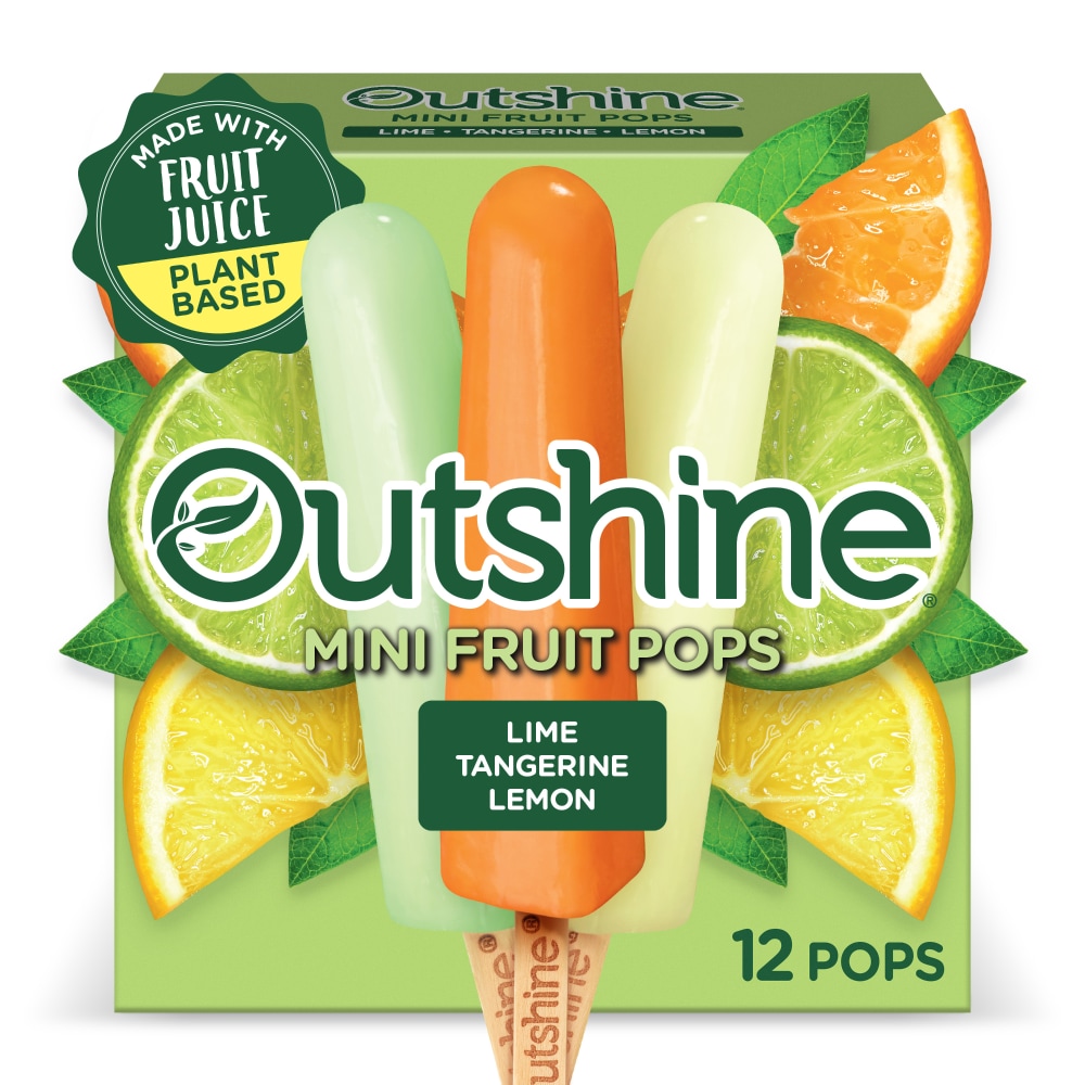 Outshine Lime, Tangerine, Lemon, Mini Fruit Pops
