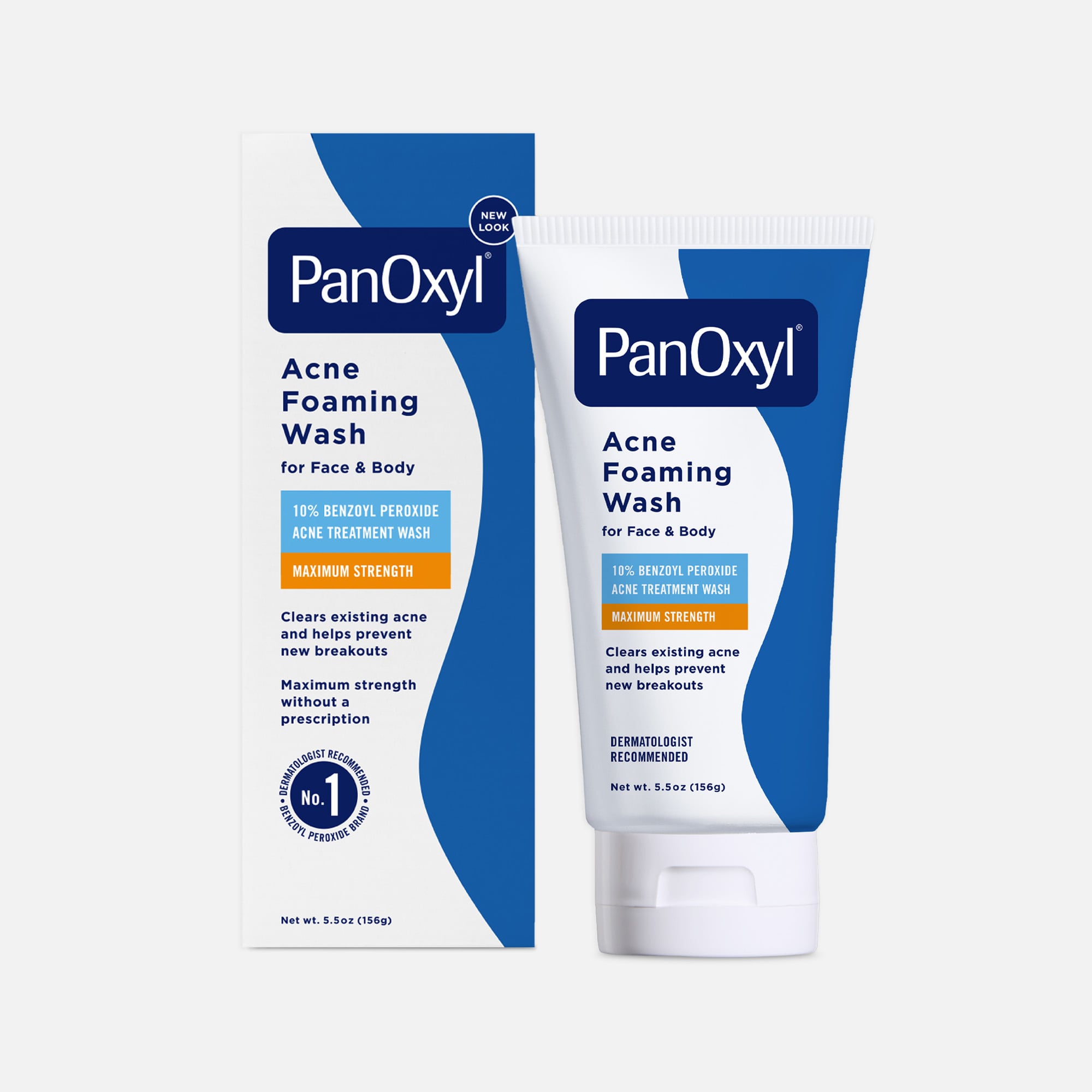 PanOxyl Acne Foaming Wash for Face & Body