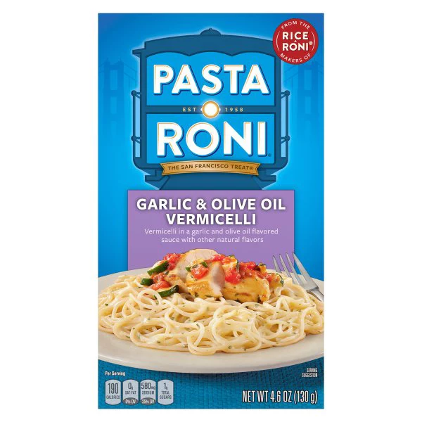 Garlic & Olive Oil Vermicelli In A Garlic And Olive Oil Flavored Sauce