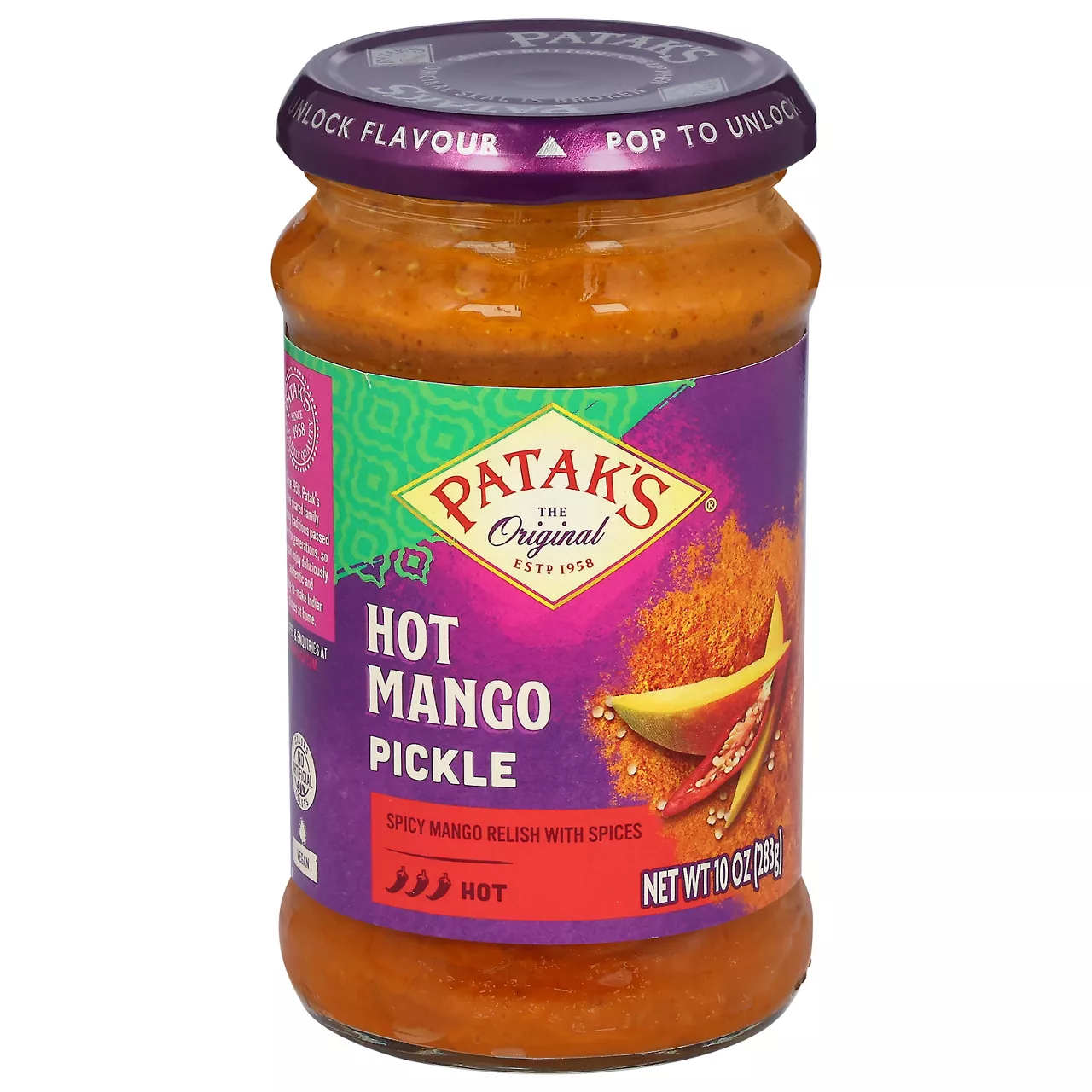 Patak's Hot Spicy Mango Pickle and Relish