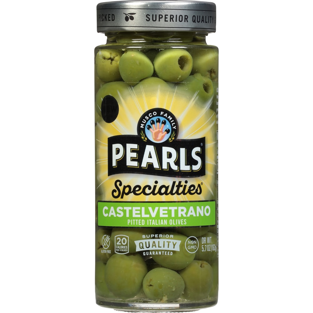 Pearls Musco Family Olive Co Pearls Specialties Castelvetrano Pitted Italian Olives