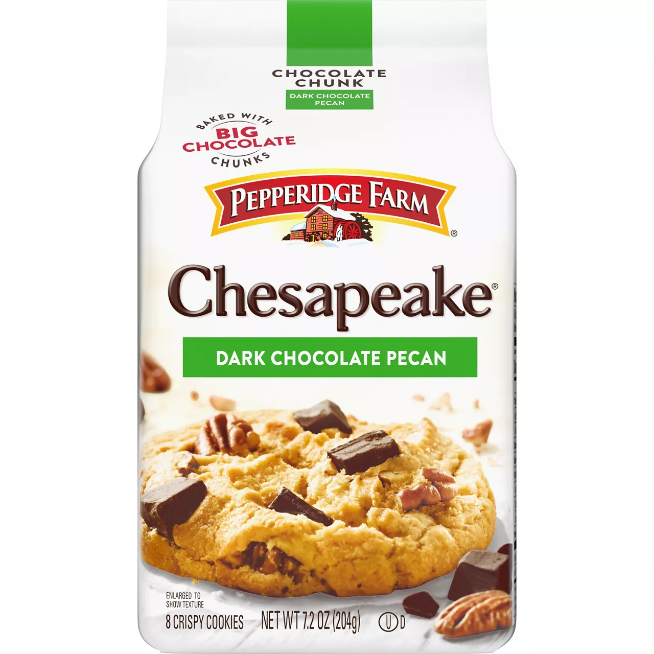 Pepperidge Farm Chesapeake Crispy Dark Chocolate Pecan Cookies