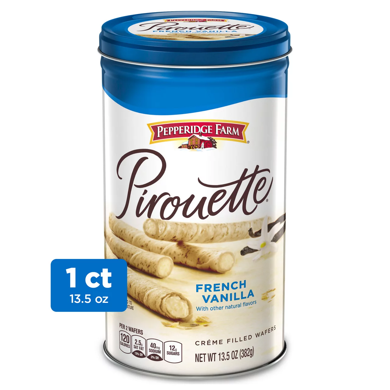 Pepperidge Farm Pirouette Crème Filled Wafers French Vanilla Cookies