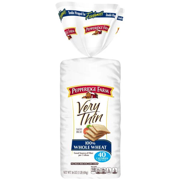 Pepperidge Farm® Very Thin 100% Whole Wheat Bread