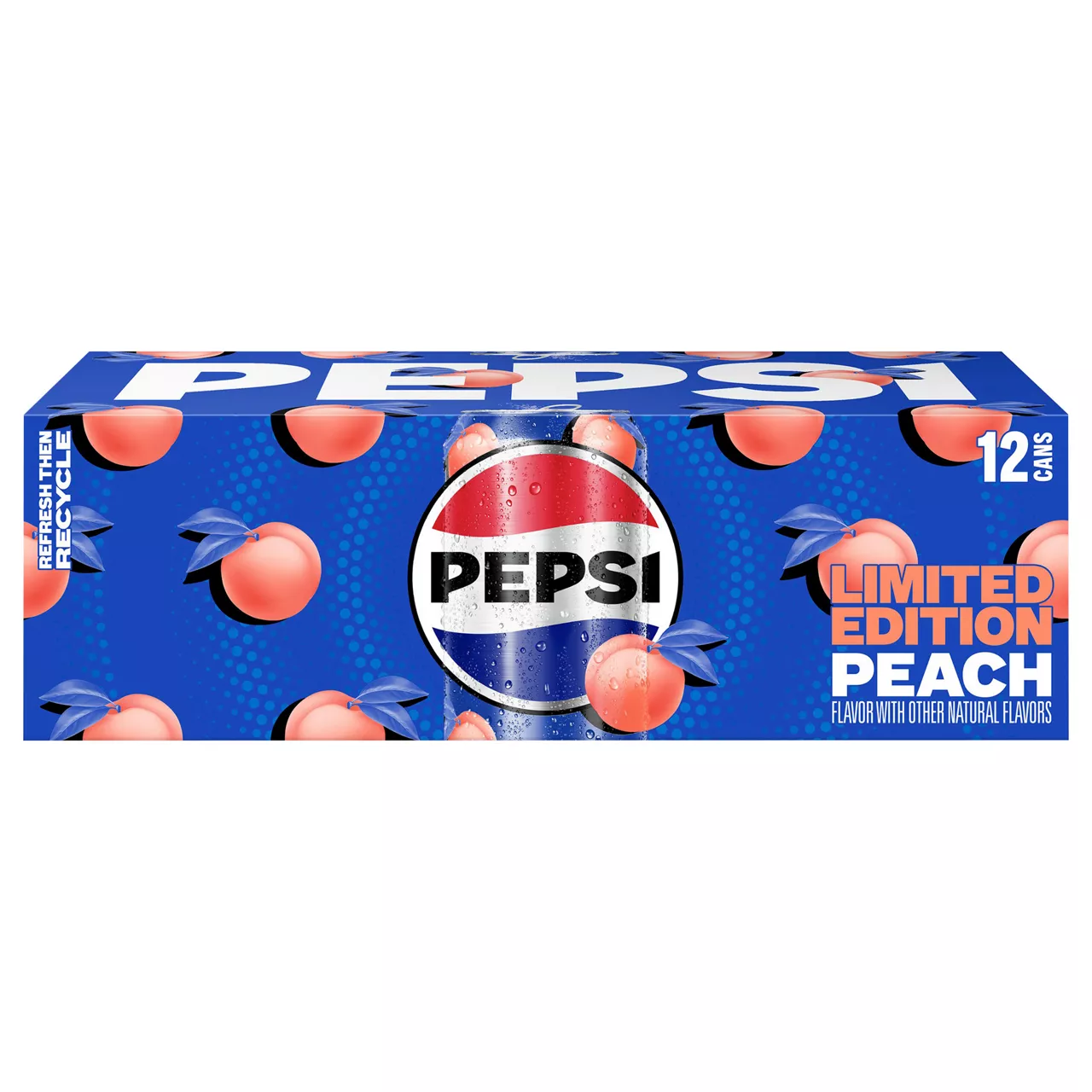 Pepsi® Peach Soda Cans