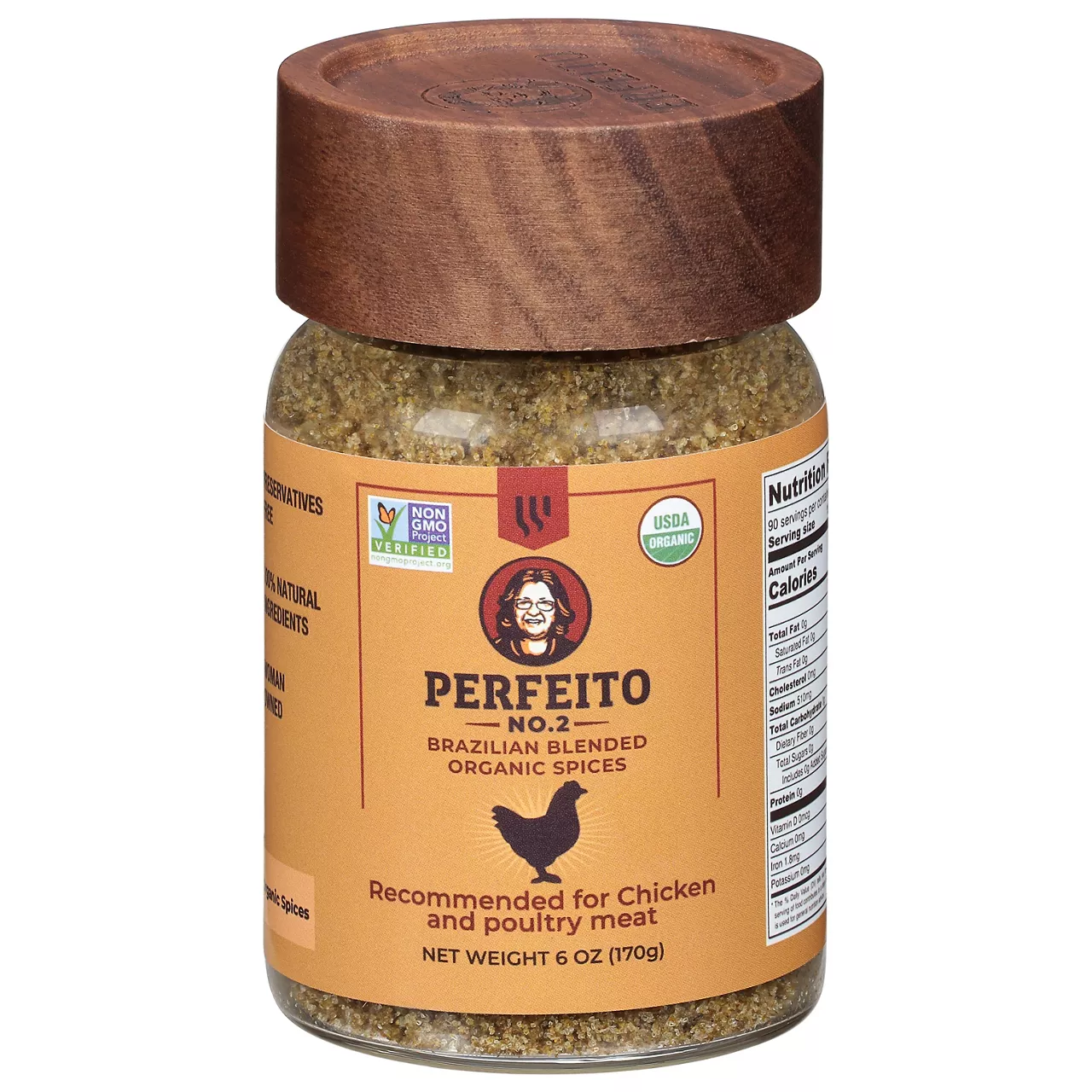 Perfeito Spices, Organic, Brazilian Blended, No. 2