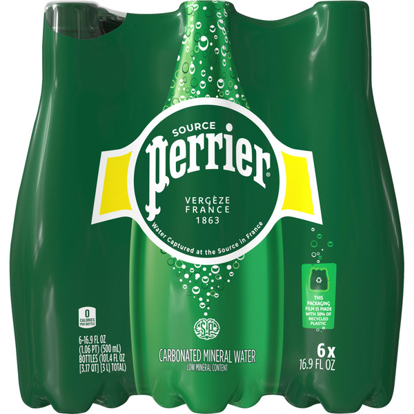 Perrier Sparkling Natural Mineral Water - 4 CT