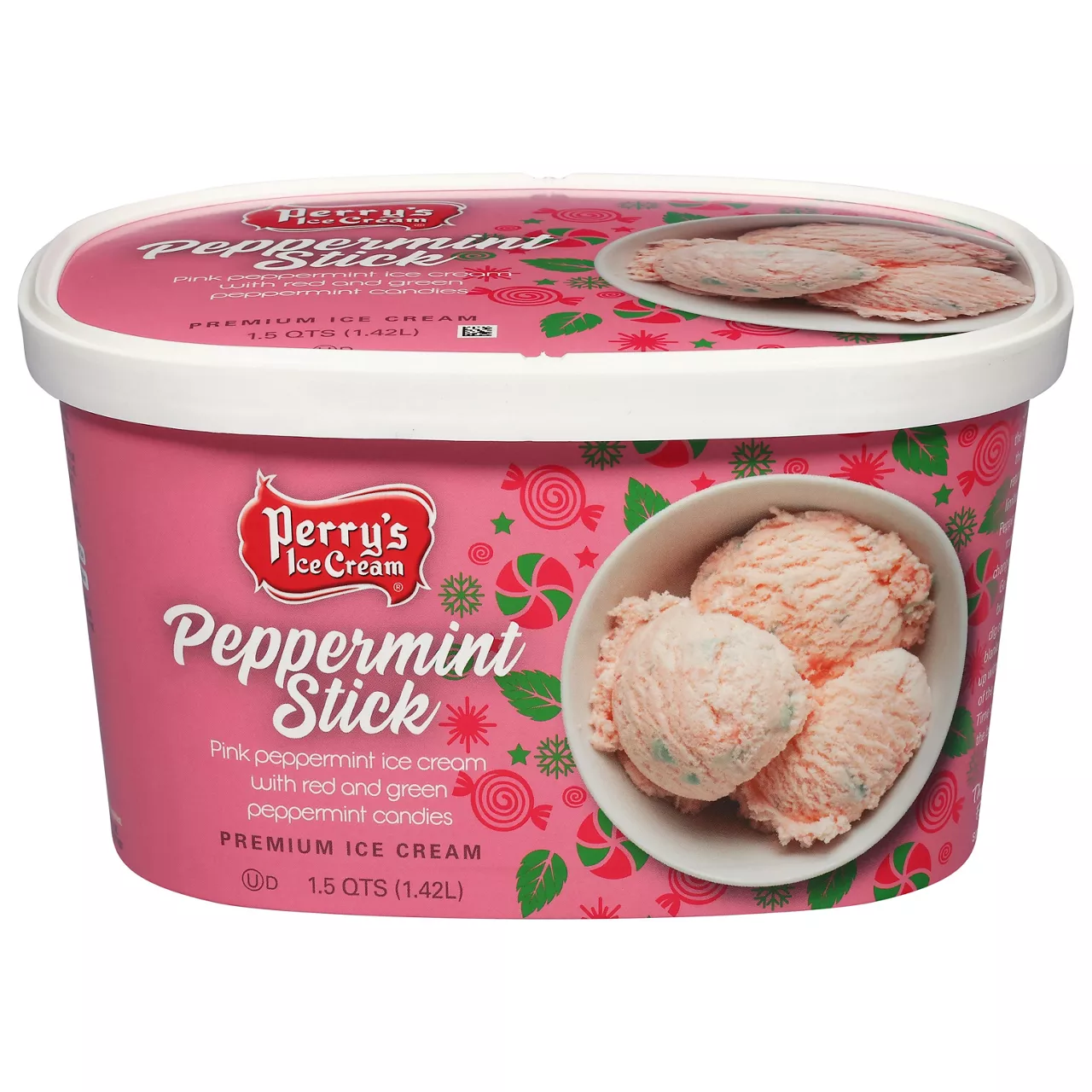 Perry'S Ice Cream Ice Cream, Premium, Peppermint Stick