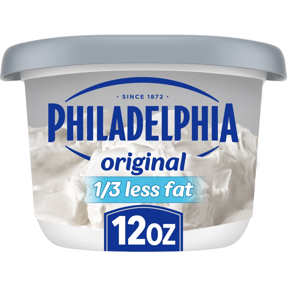 Philadelphia Reduced Fat Cream Cheese with 1/3 Less Fat than Cream Cheese, Made with Fresh Milk and Cream