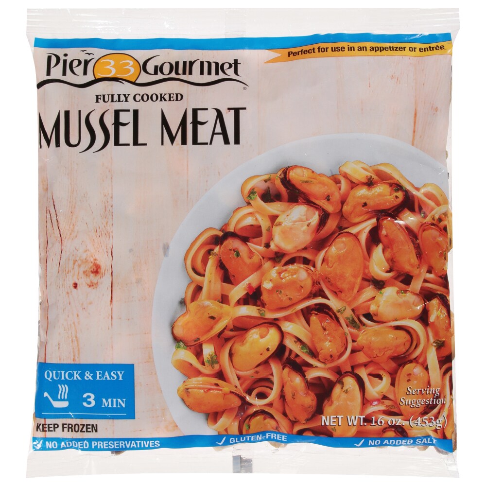Pier 33 Gourmet Fully Cooked Mussel Meat