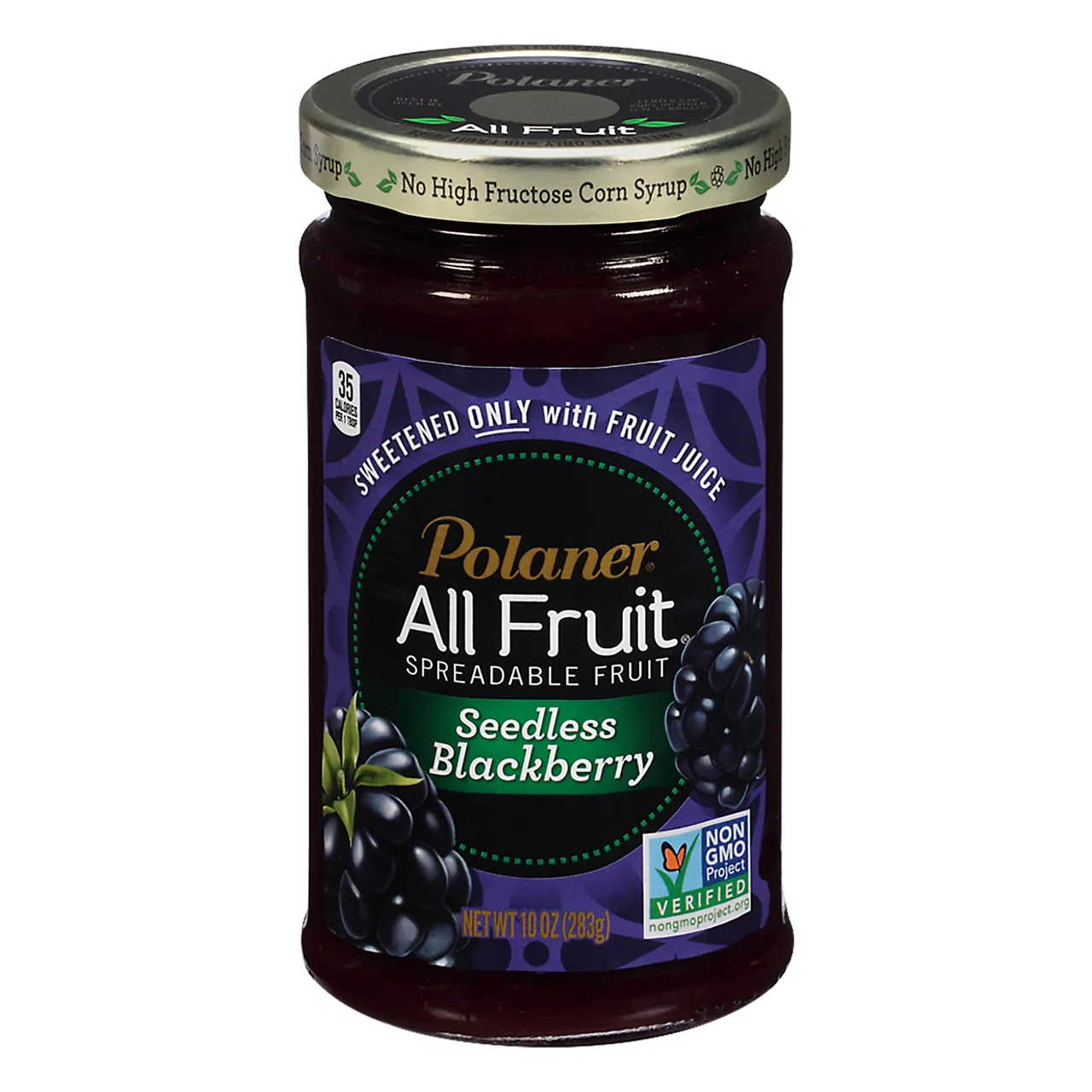 Polaner All Fruit Seedless Blackberry Spreadable Fruit, Gluten-Free