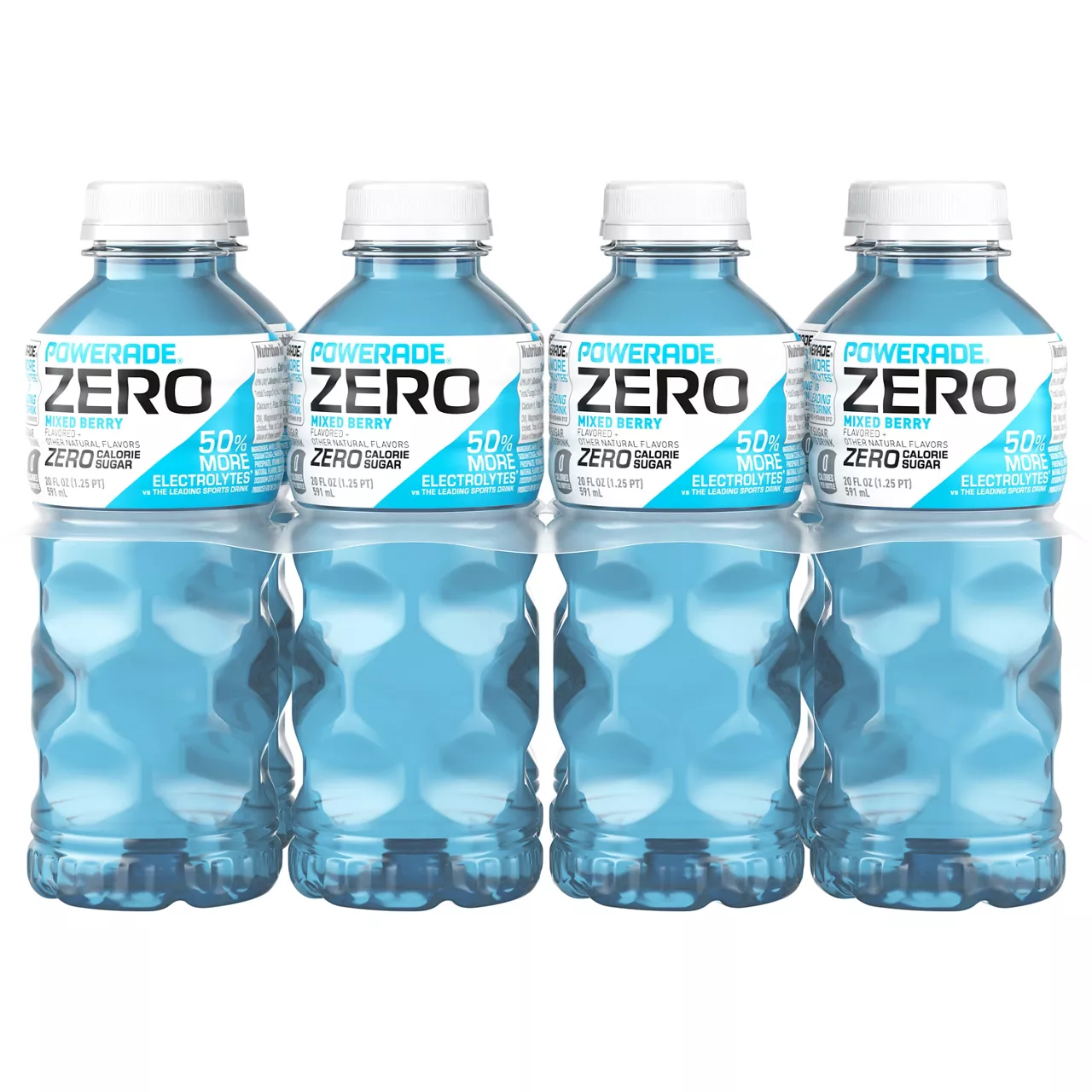 POWERADE ZERO, Zero Calorie Electrolyte Enhanced Sports Drinks, Mixed Berry