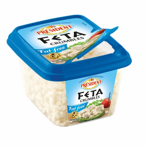 President All-Natural Crumbled Fat Free Feta Cheese