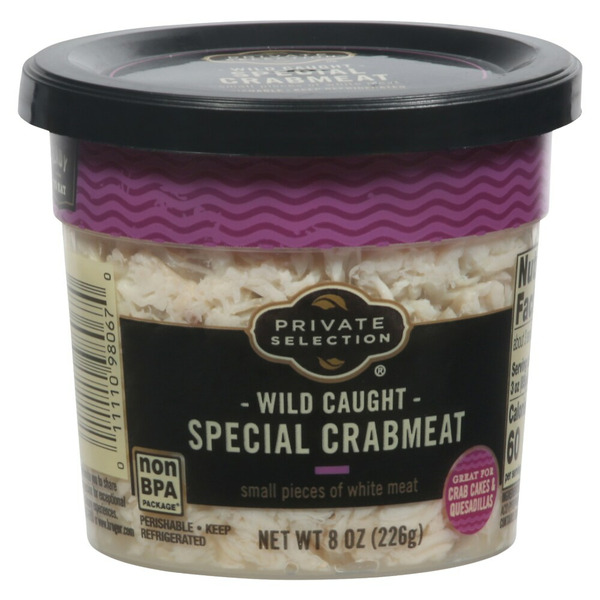 Private Selection Crabmeat, Special, Wild Caught