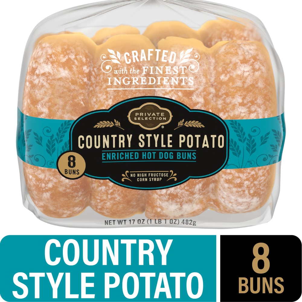 Private Selection® Potato Hot Dog Buns Country Style