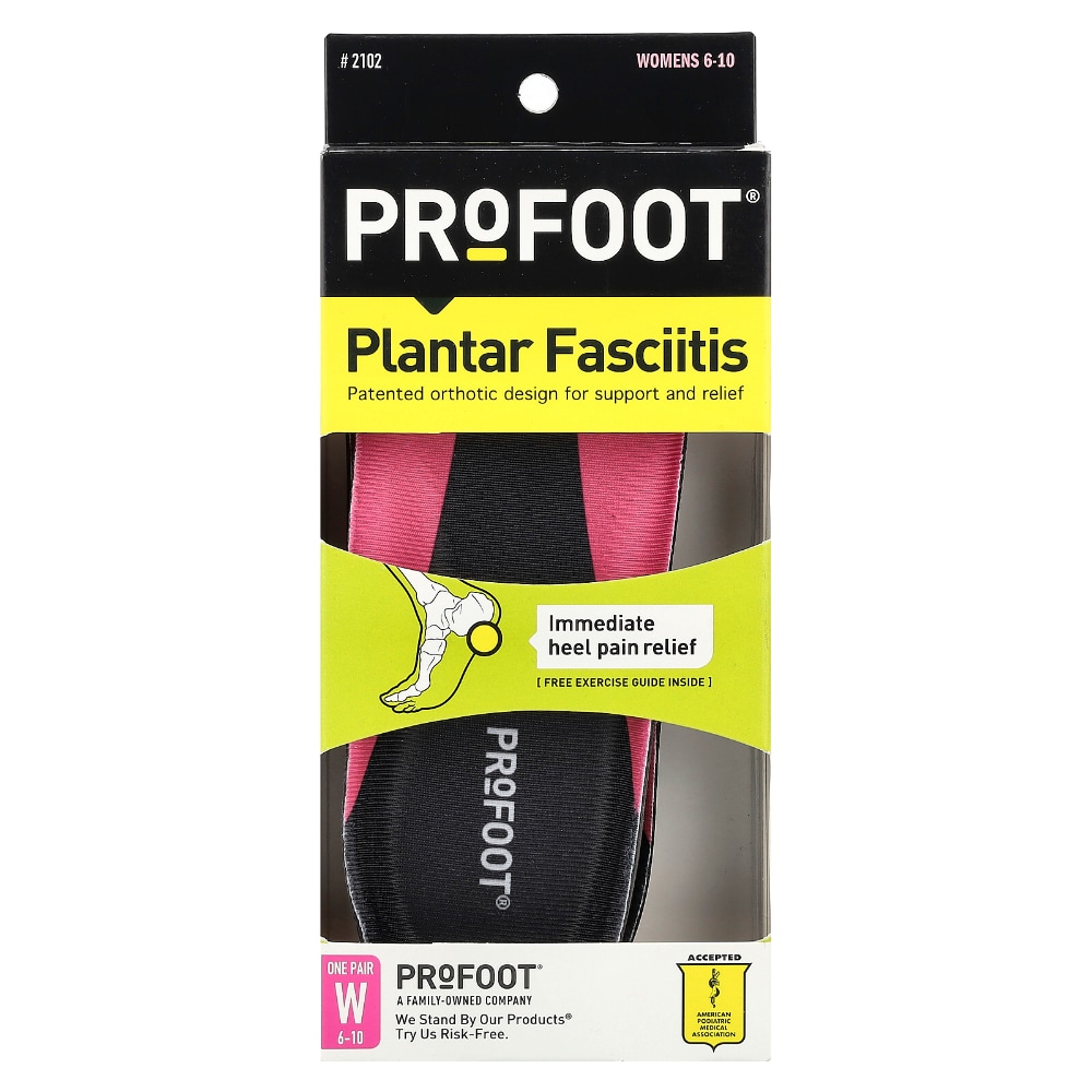 Profoot Women's Plantar Fascitis Orthotics