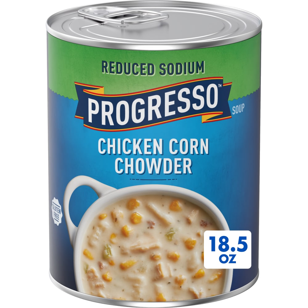 Progresso Reduced Sodium Chicken Corn Chowder Canned Soup