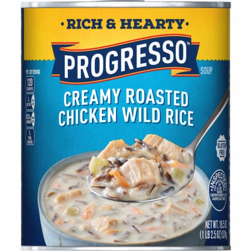 Progresso Rich & Hearty Creamy Roasted Chicken Wild Rice Soup