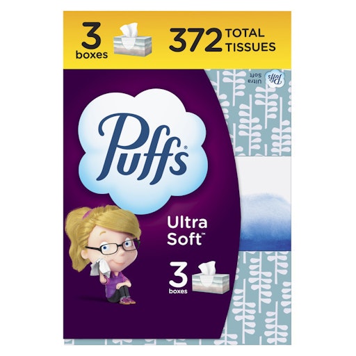 Puffs Ultra Soft Facial Tissues