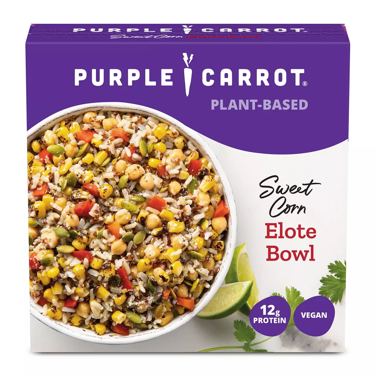 Purple Carrot Sweet Corn Elote Bowl, Vegan, Frozen Meal