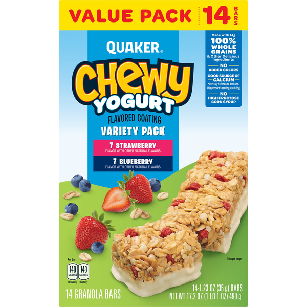 Quaker Granola Bars Variety Pack, Value Pack