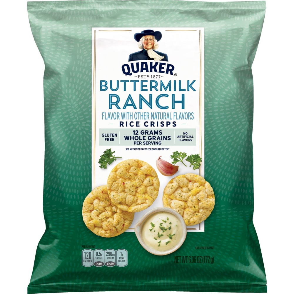 Quaker Rice Crisps, Buttermilk Ranch
