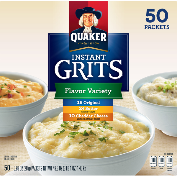 Quaker Variety Instant Oats Hot Cereal