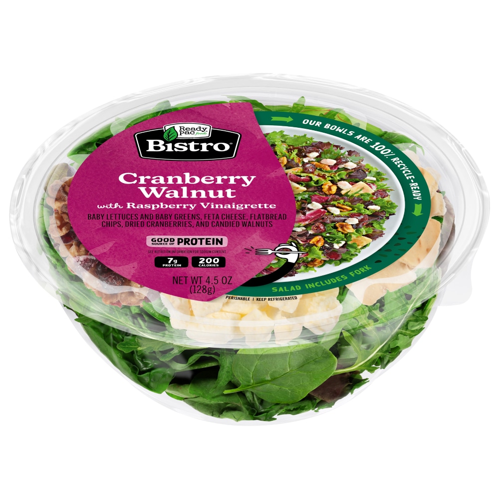 Ready Pac® Bistro® Cranberry Walnut Salad with Raspberry Vinaigrette