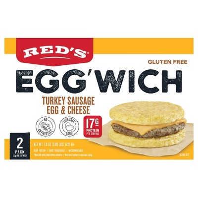 Red's Egg'wich, Turkey Sausage, Egg & Cheese