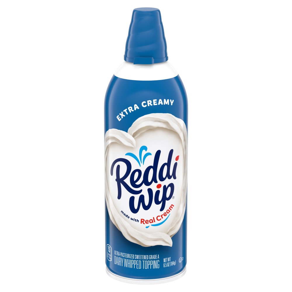Reddi Wip Extra Creamy Whipped Topping Made With Real Cream Spray Can