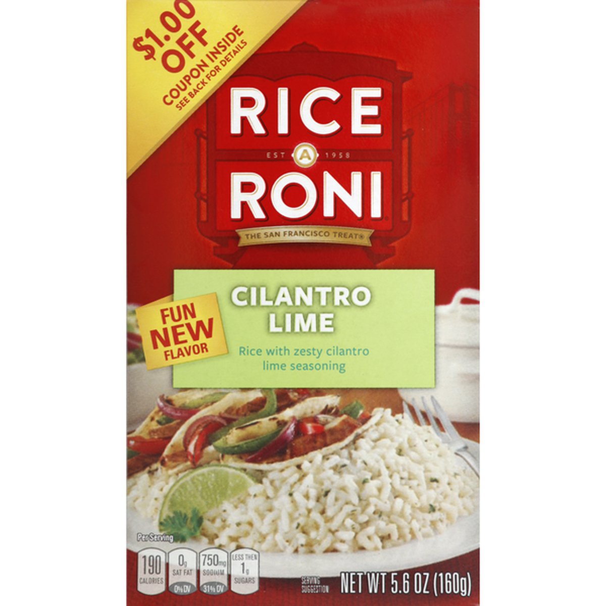 Rice A Roni Rice With Cilantro Lime