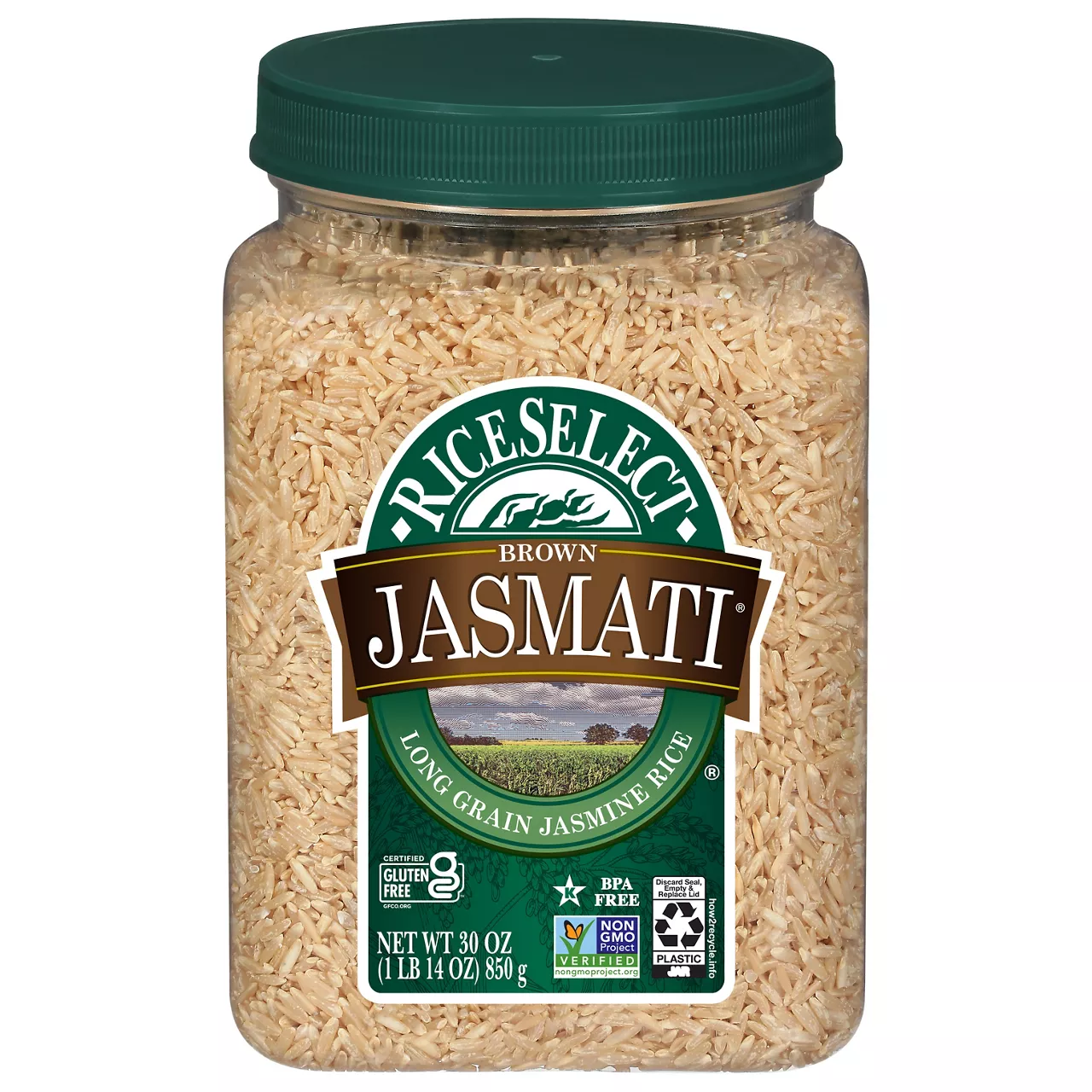Rice Select Jasmine Rice, American-Style, Brown Jasmati