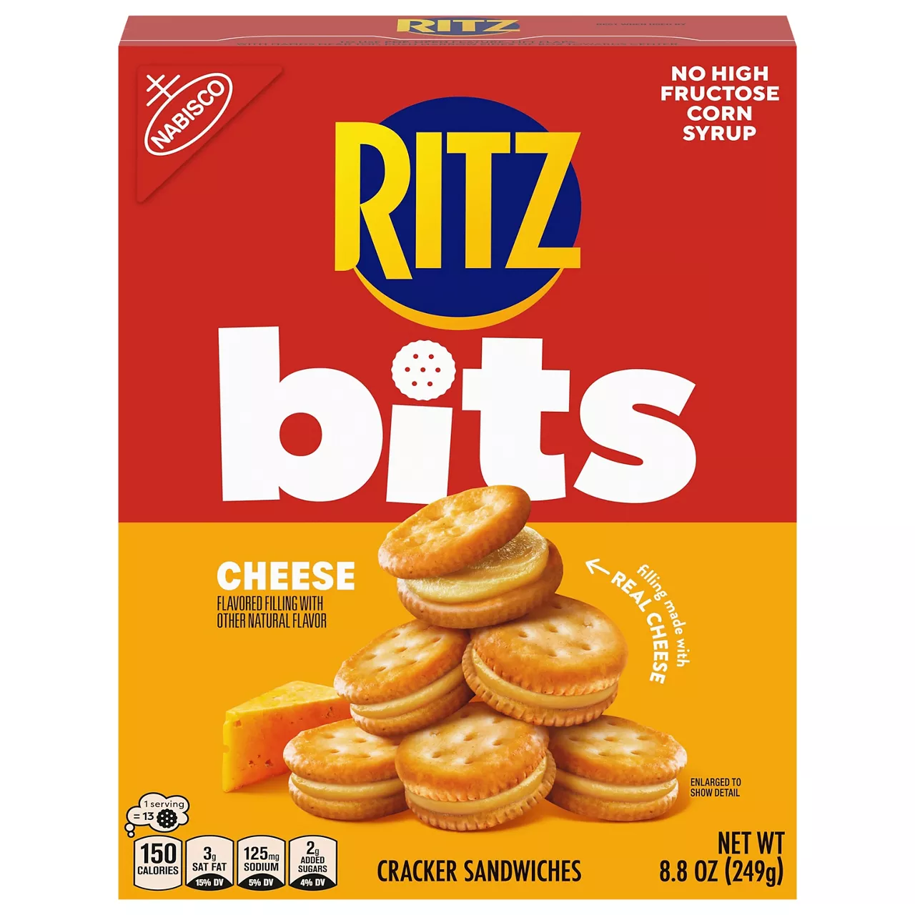 Nabisco Ritz Bits Cheese Cracker Sandwiches