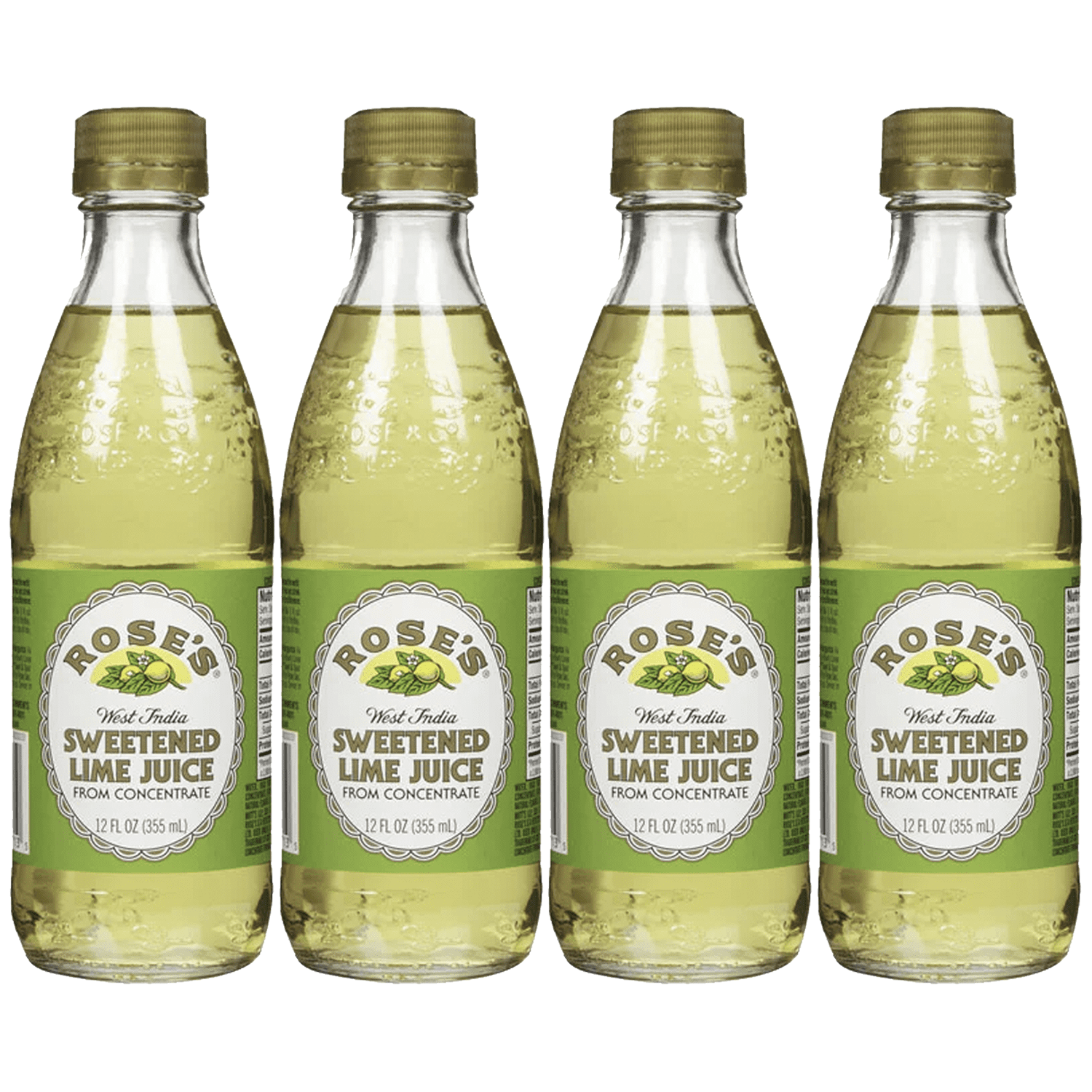 Rose's Sweetened Lime Juice 4 Pack
