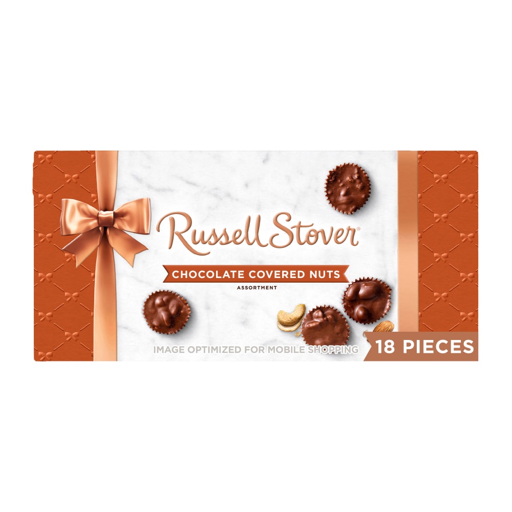 RUSSELL STOVER Milk Chocolate Covered Nuts Chocolate Gift Box