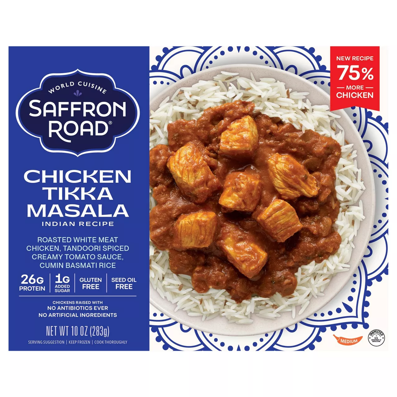 Chicken Tikka Masala With Basmati Rice Roasted White Meat Chicken Simmered With Tandoori Spices In A Robust, Creamy Tomato Sauce, Chicken Tikka Masala