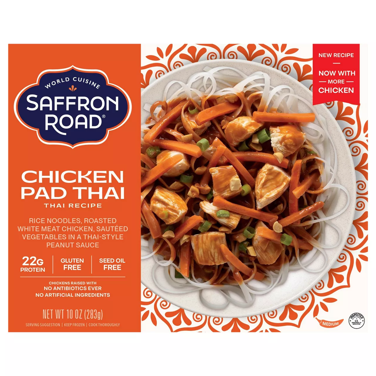 Saffron Road Chicken Pad Thai with Rice Noodles