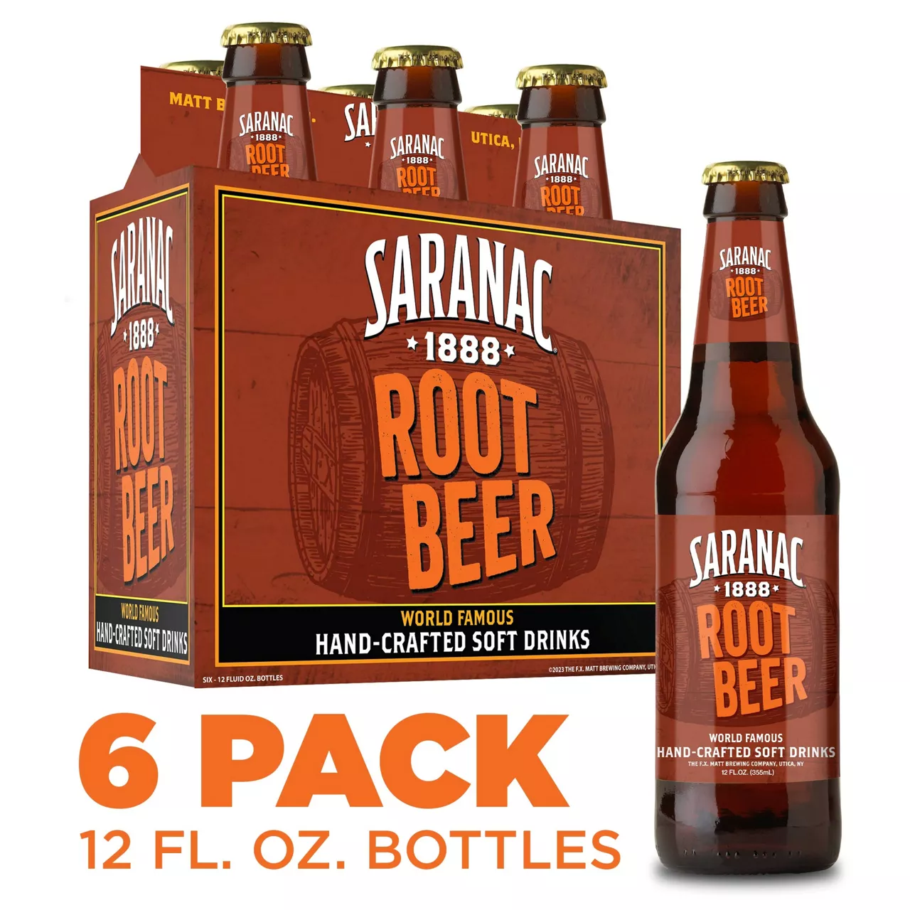 Saranac Root Beer 6pk