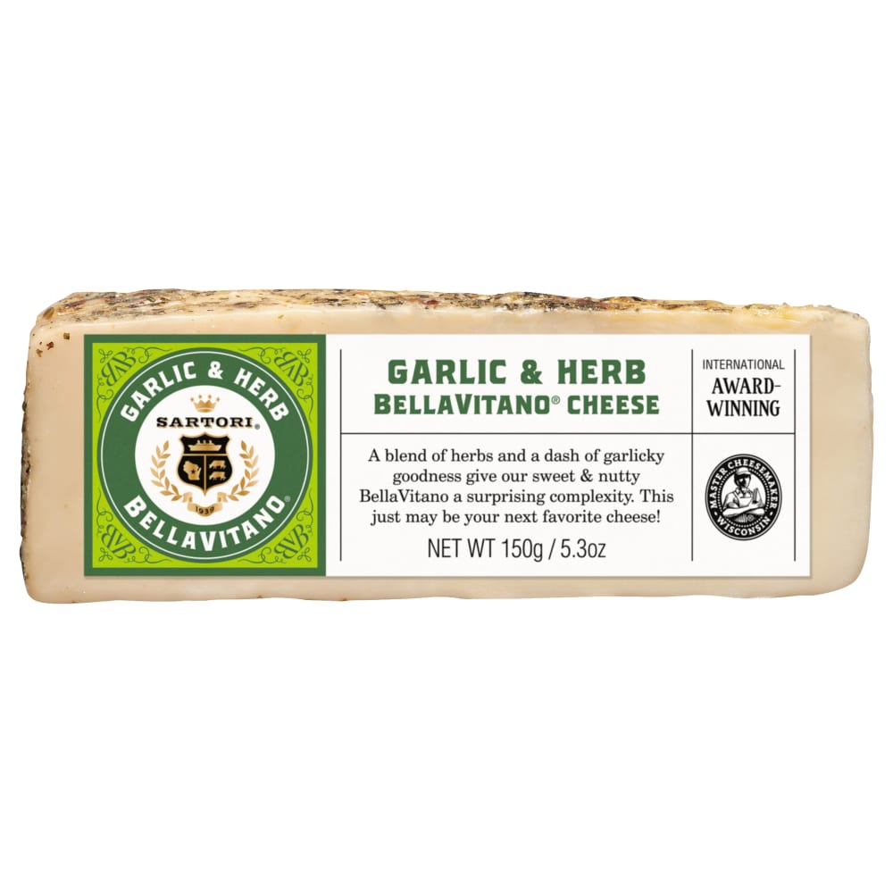 Sartori Garlic & Herb BellaVitano Cheese
