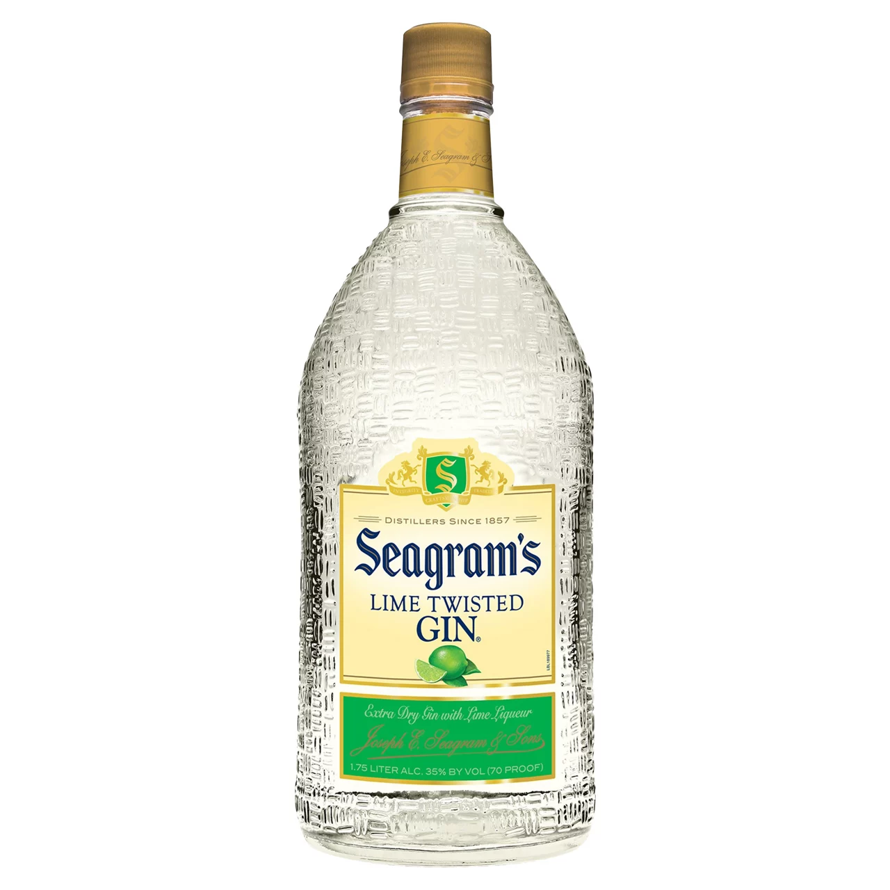 Seagram's Twisted Gin USA Lime 1.75L Bottle