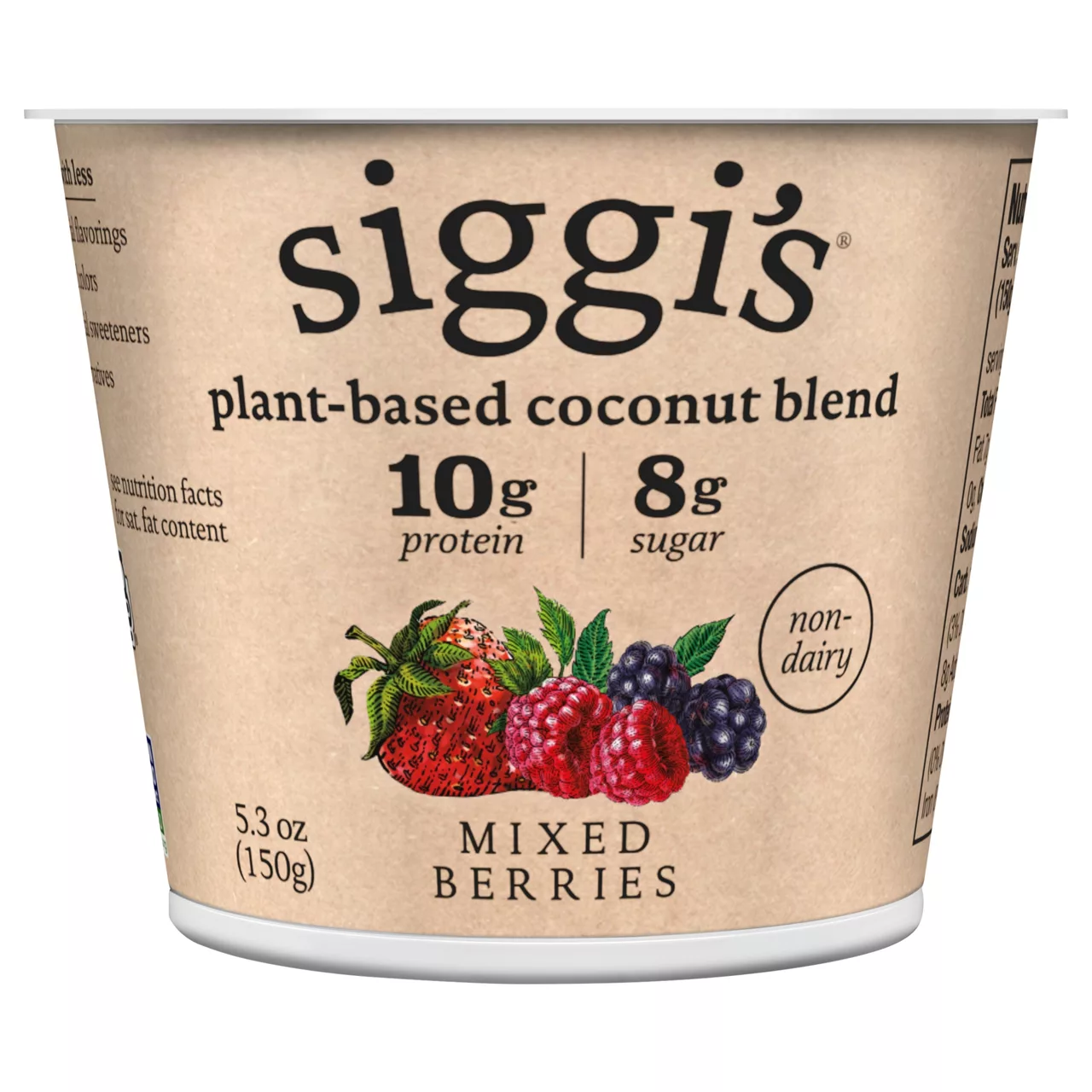 Siggi's Coconut Blend, Plant-Based, Mixed Berries