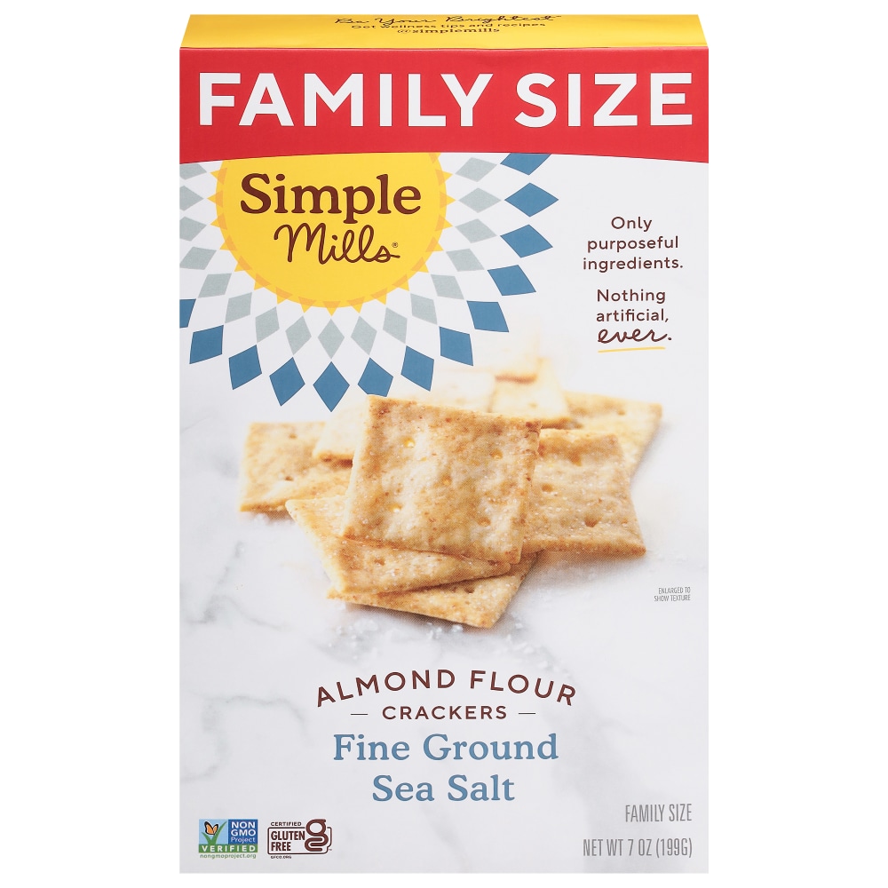 Simple Mills® Fine Ground Sea Salt Almond Flour Crackers