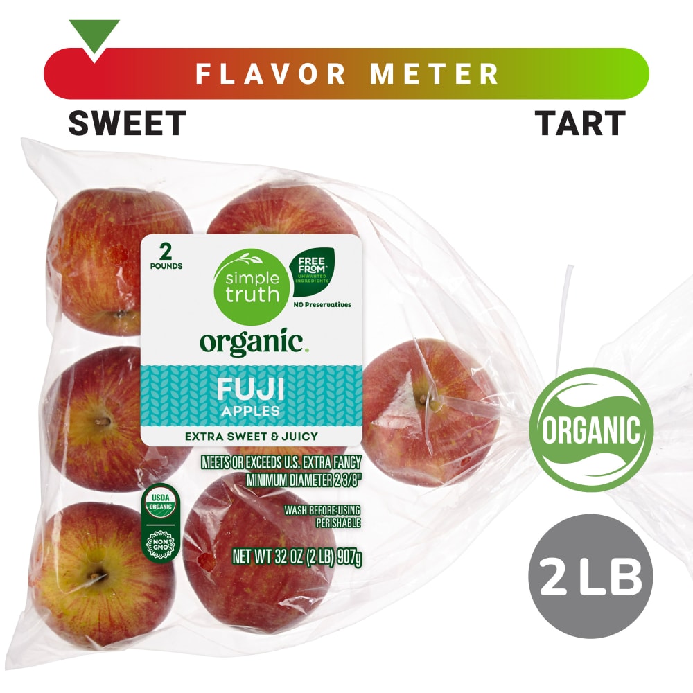 Simple Truth Organic® Fuji Apples – 2 Pound Bag