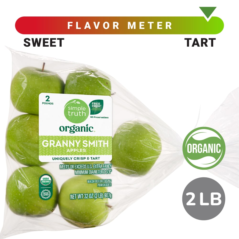 Simple Truth Organic® Granny Smith Apples – 2 Pound Bag