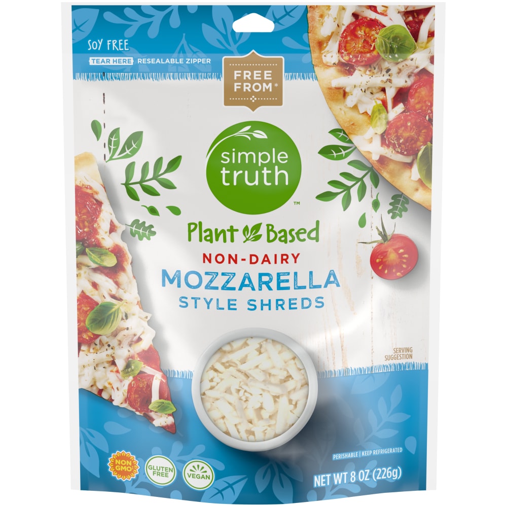 Simple Truth Plant-Based Dairy Free Mozzarella Shredded Cheese