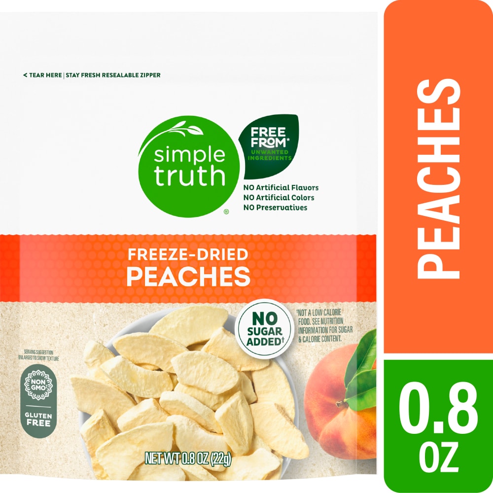 Simple Truth® No Sugar Added Freeze-Dried Peaches