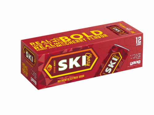 Ski Cherry Lemon Orange Authentic Citrus Soda