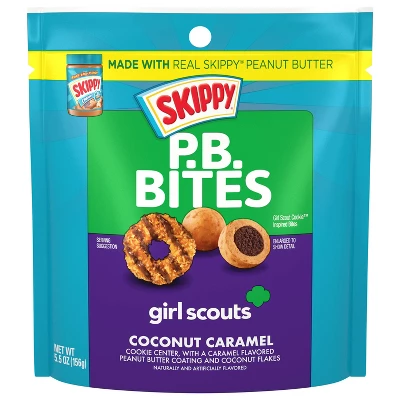 Skippy® PB Bites Girl Scout Cookie Coconut Caramel Snacks