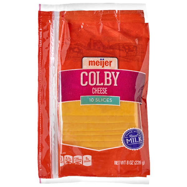 Sliced Colby Natural Cheese