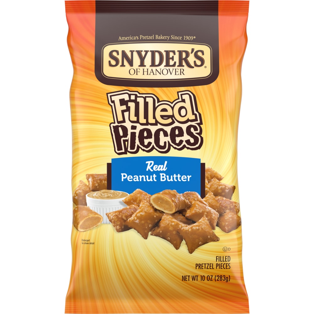 Snyder's of Hanover Pretzel Pieces, Peanut Butter Filled